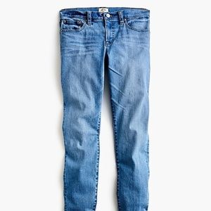 Jcrew toothpick ankle jeans